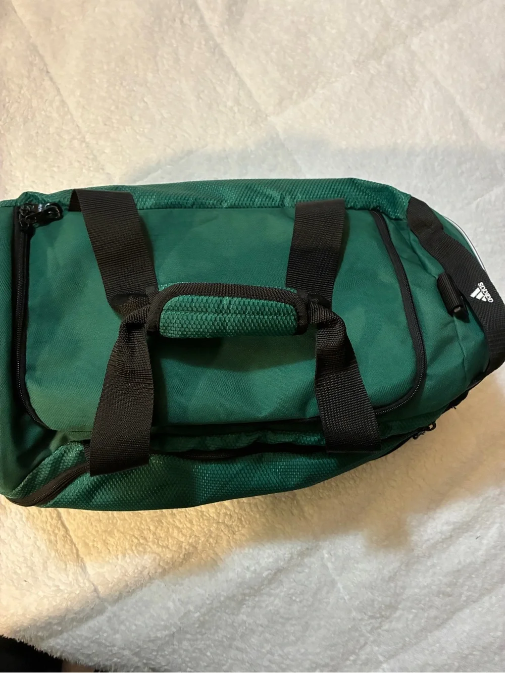 adidas Green and Black Men's Duffel Bag - Sport Gym Travel